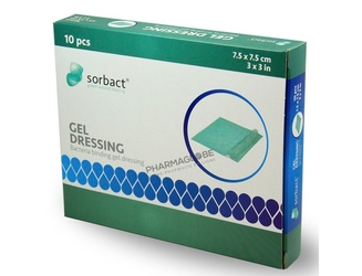 SORBACT-PANSEMENT-HYDROGEL-7,5-par-7,5CM-X-10-pharmaglobe.lu