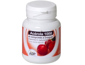 ACEROLA-45-COMPRIMES-a croquer-ADP-vitamine-C-pharmaglobe