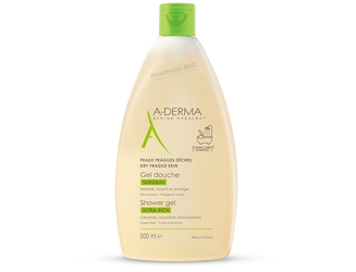 ADERMA-GEL-DOUCHE-SURGRAS-500-ML-sans-savon-visage-corps-peaux-fragiles-seches-pharmaglobe
