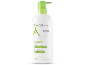 ADERMA-LAIT-CORPS-HYDRATANT-400-ML-peaux-fragiles-habillage-rapide-pharmaglobe