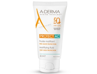 ADERMA-PROTECT-AC-50-plus-40-ML-fluide-matifiant-protecteur-solaire-pharmaglobe