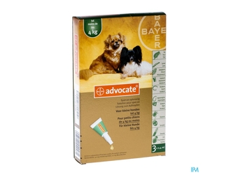 Advocate Spot On Sol Petit Chien <4kg Pipet 3