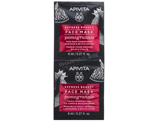 APIVITA-EXPRESS-ECLAT-GRENADE-2x8ML-masque-visage-grenade-eclat-vitalite-2-unidoses-8ml-pharmaglobe