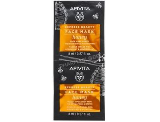 APIVITA-EXPRESS-HYDRATANT-MIEL-2x8ML-masque-visage-hydratant-nourrissant-2-unidoses-8ml-pharmaglobe