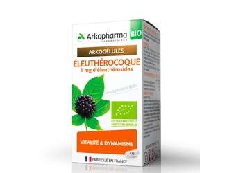 ARKOGELULES-ELEUTHEROCOQUE-BIO-40-GELULES-Arkopharma-vitalite-dynamisme-pharmaglobe