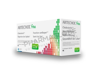 Artechol-free-180-gelules-cholesterol-sante-foie-pharmaglobe