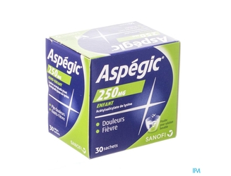 Aspegic 250 Pulv 30x 250mg