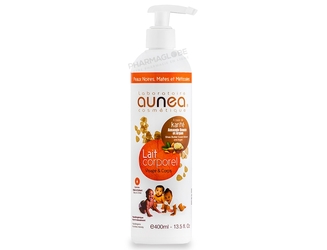 AUNEA-LAIT-CORPOREL-VISAGE-CORPS-400ML-enfants-bebe-peaux-metisses-pharmaglobe