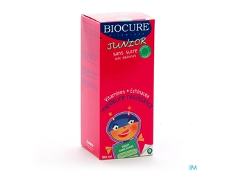 Biocure Junior Sirop Sans Sucre 180ml