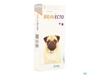 Bravecto Comp A Macher Chien 2x 250,0mg