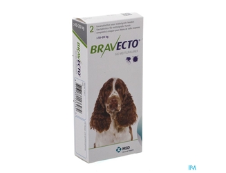 Bravecto Comp A Macher Chien 2x 500,0mg