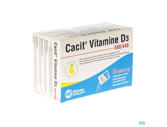 Cacit Vit. D3 500mg/440iu Gran Efferv. Sach 30