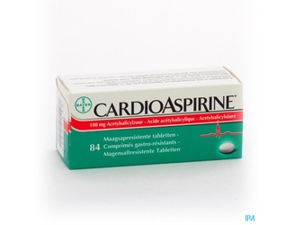 Cardioaspirine Gastro Resist. Tabl 84 X 100mg