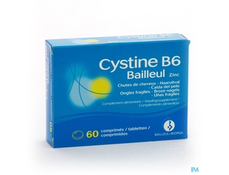 Cystine B6 Zinc Bailleul A/chute Comp 60