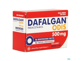 Dafalgan 500mg Odis Tabl 16