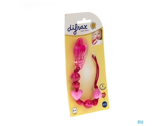Difrax Attache Sucette Coeurs 980