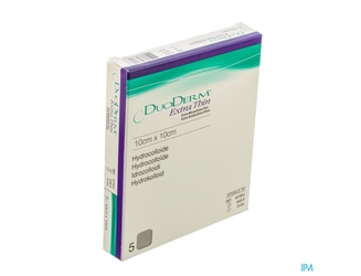Duoderm Extra Mince Pans Hydro 10cmx10cm 5 H7954