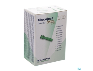 Glucoject Lancets Plus 33g 200 44123