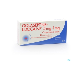 Golaseptine Lidocaine Comp A Sucer 40