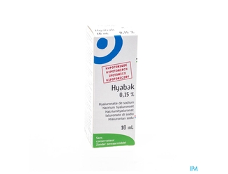 Hyabak 0,15% Collyre Hyaluron Nf 10ml