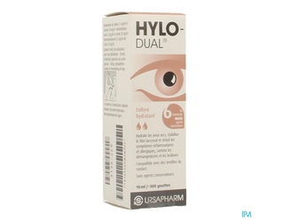Hylo-dual Gutt Oculaires 10ml