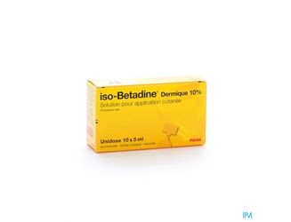 Iso Betadine Derm 10% Unidose Fl 10x5ml