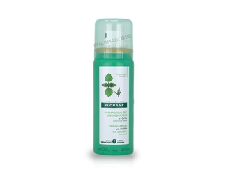 Klorane-shampooing-sec-spray-seboreducteur-ortie-cheveux-gras-31g-50ml-pharmaglobe