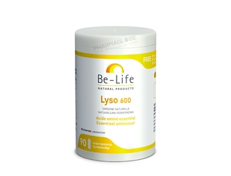 LYSO-600-90-CAPS-BIOLIFE-Be-Life-Lyso-600-acide-amine-essentiel-90-gelules-acido-resistantes-pharmaglobe