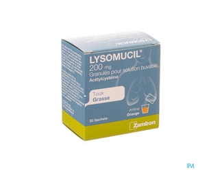 Lysomucil 200 Gran Sach 30 X 200mg