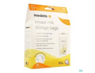 Medela Sacs Recueil Lait Maternel 180ml 25