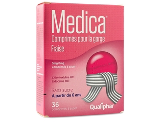MEDICA-FRAISE-GORGE-36-COMPRIMES-A-SUCER-pharmaglobe