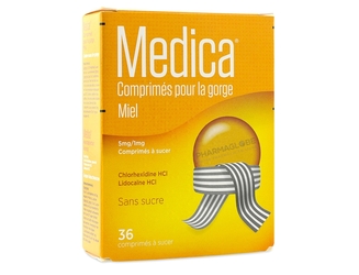 MEDICA-MIEL-GORGE-36-COMPRIMES-A-SUCER-pharmaglobe