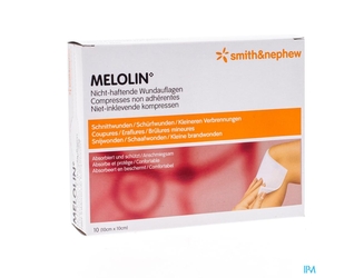 Melolin Cp Ster 10x10cm 10 66030261