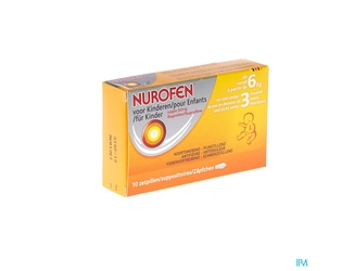 Nurofen Enfant 60mg Suppo 10 X 60mg