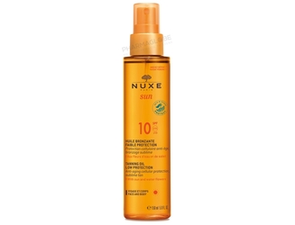 NUXE-SUN-HUILE-BRONZANTE-F10-150-ML-faible-protection-solaire-SPF10-visage-corps-pharmaglobe