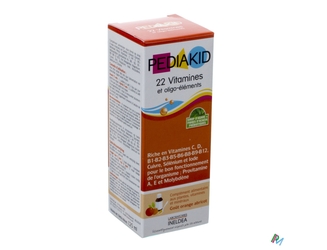 PEDIAKID 22 VITALUBES & OLIGO ELEMENTS FL 125ML