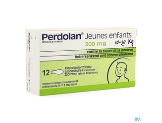 Perdolan Supp Kleut Jeun Enf 12x200mg