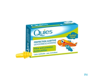 Quies Protection Auditive Earplanes Enf 1 Paire