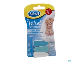 Scholl Velvet Smooth Subl. Ongles Tetes Recharg. 3