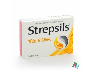 STREPSILS MIEL CITRON PAST 36