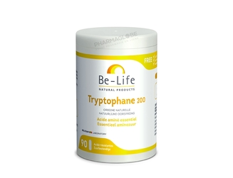 TRYPTOPHANE-200-90-CAPS-BIOLIFE-Be-Life-tryptophane-200-acide-amine-essentieel-90-gelules-acido-resistantes-pharmaglobe