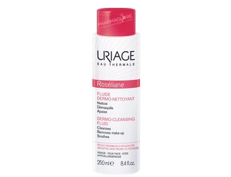 URIAGE-ROSELIANE-FLUIDE-NETTOYANT-250-ML-dermo-nettoyant-nettoie-demaquille-apaise-peaux-sensibles-a-rougeurs-visage-yeux-pharmaglobe