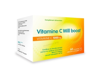 VITAMINE-C-WILL-BOOST-60-CAPSULES-WILLPHARMA-systeme-immunitaire-fatigue-pharmaglobe