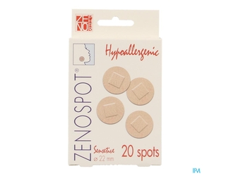 Zenospot 22mm 20 Sensitive Pansement